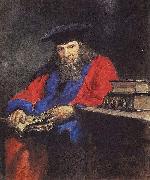Portrait of Mendeleev Ilya Repin